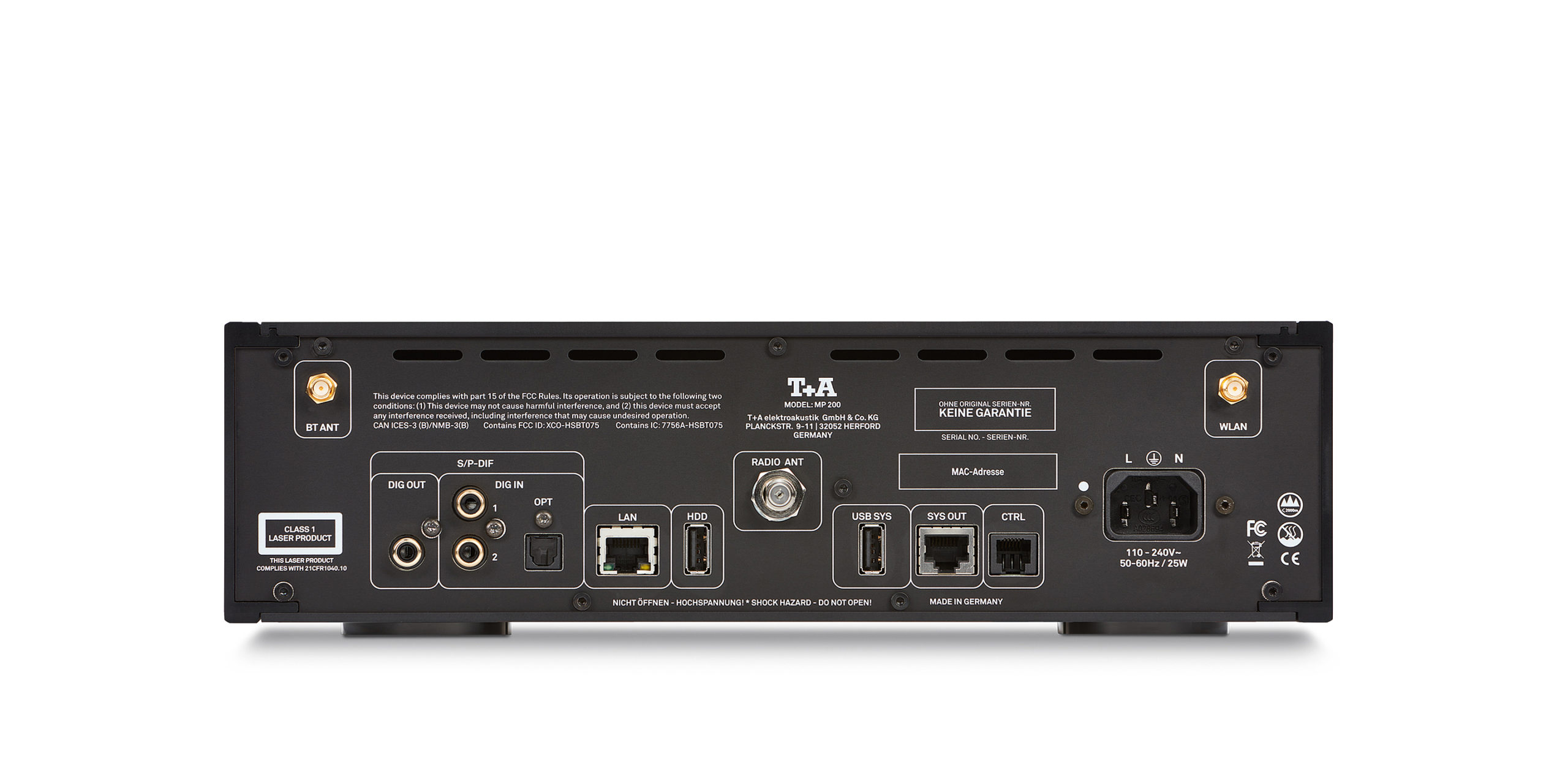 Giải Mã Streaming SACD T+A MP200